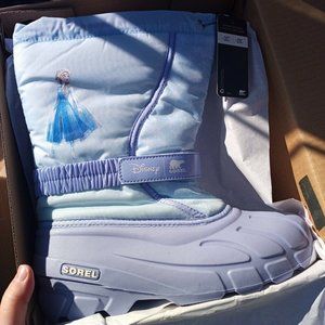 NEW Kids Disney SOREL Frozen Winter Snow Boots.  Snowboots Kids Size 7